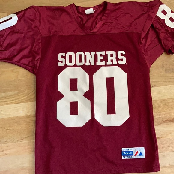 Vintage Oklahoma Sooners Jersey #80 - Picture 1 of 5